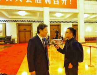 央广青年记者采访十九大代表、海尔集团董事局主席张瑞敏